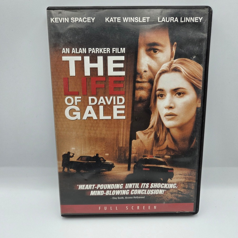 The Life of David Gale DVD 2003 Full Screen Kevin Spacey Kate Winslet Thriller
